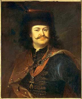 Portret van Rákóczi II Ferenc door Mányoki Ádám.