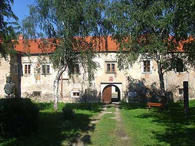 Het Rákóczi-kasteel in Borša waar Rákóczi Fzerenc II geboren werd.