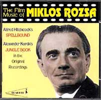 CD 'The Film Music of' met filmmuziek van Rózsa Miklós.