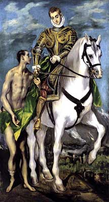 Sint Maarten en de bedelaar (El Greco)