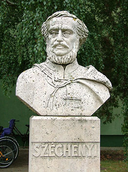 Borstbeeld van Széchenyi István...