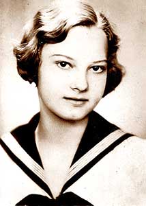 Zita in 1933, 18 jaar oud.