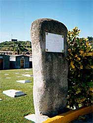 Johnny Weissmuller's graf op het Jardines del Tiempo