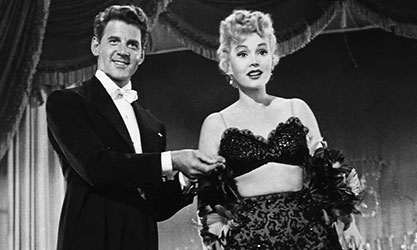 Zsa Zsa in 'Lili' (1953) met Jean-Pierre Aumont. 