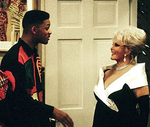 in 'The Fresh Prince of Bel-Air" (TV-serie, episode 1991) met Will Smith. 