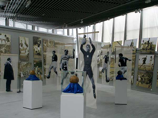 Permanente tentoonstelling in het Sportmuseum van Budapest