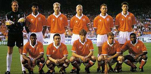 Het Nederlands elftal.
