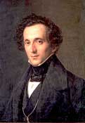 De componist Felix Mendelssohn.