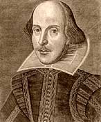 Auteur van het oorspronkelijke toneelstuk, William Shakespeare.